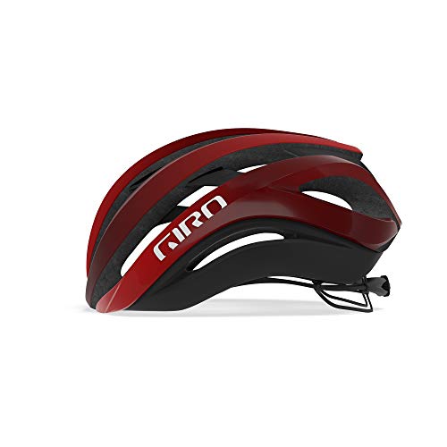 Giro - Aether MIPS - Casco de Carretera, Aether MIPS, Unisex Adulto, Color Mate Rojo Brillante/Oscuro, tamaño Small/51-55 cm