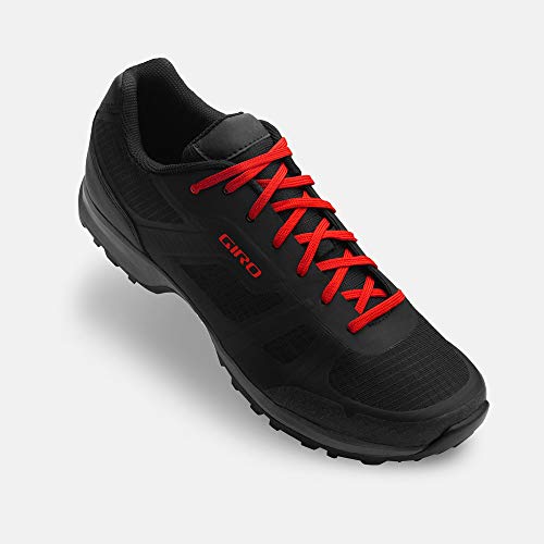 Giro Gauge 19 Shoes Men, Black/Bright Red Talla del Calzado EU 43 2019 Zapatillas