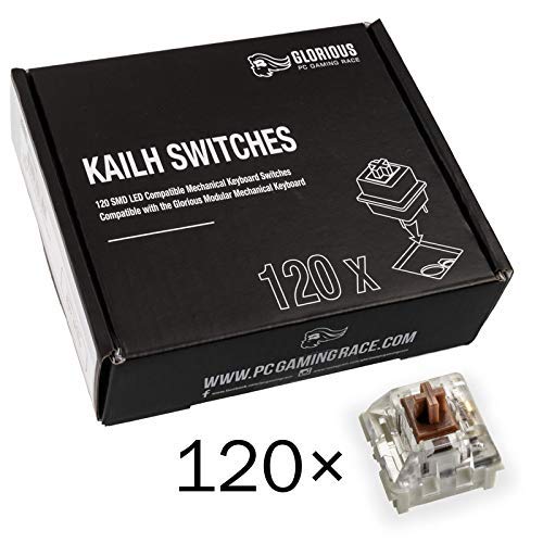 Glorious PC Gaming Race Conmutadores Kailh Speed Bronze para teclados GMMK - 120 Piezas