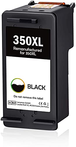 Gohepi 350XL 351XL Cartuchos de tinta Remanufacturado HP 350 351 Compatible para HP Deskjet D4260,HP Officejet J5780 J6410,HP Photosmart C4200 C4270 C4280 C4380 C4480 C4500 C5280(1 Negro,1 Tricolor)