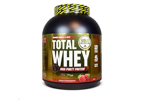 GoldNutrition Total Whey Proteína, Fresa - 2000 gr