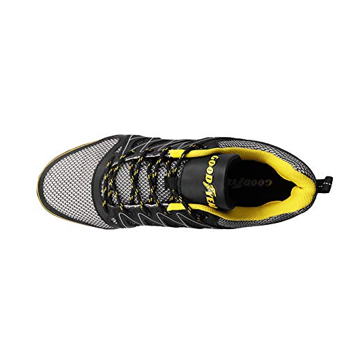 Goodyear GYSHU1502, Zapatillas de Seguridad para Hombre, Negro (Black/Yellow), 42 EU