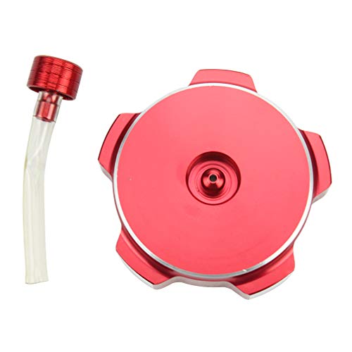 GOOFIT Racing Tapa Del Tanque De Combustible reemplazo para Ssr Thumpstar Ttr Lifan Bse Kayo Taotao Kazuma Coolste Roketa Bicicleta Todoterreno Motocicleta Pit Bike Rojo