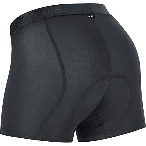 GORE WEAR C3 Bóxer de ciclismo con badana para mujer, 40, Negro