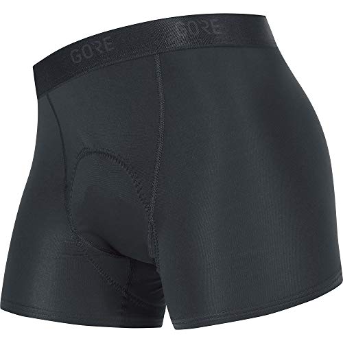 GORE WEAR C3 Bóxer de ciclismo con badana para mujer, 40, Negro