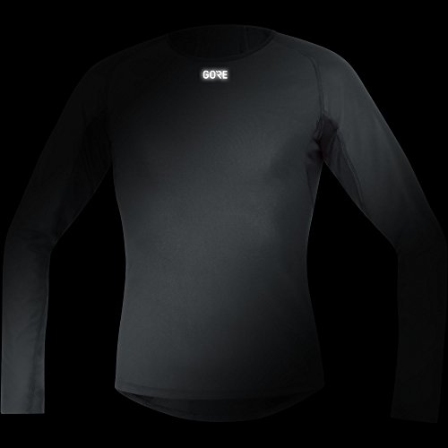 GORE Wear Camiseta interior de hombre cortavientos, M, Negro, 100324