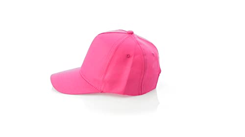 Gorra de niño de 5 Paneles en Material 100% Microfibra/poliéster de Suave Acabado y Cierre Ajustable de Velcro. con Orificios de ventilación Bordados y en variada Gama de Vivos Colores. (Naranja)