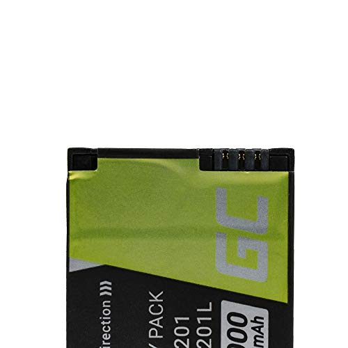 Green Cell® AHDBT-201 AHDBT-301 AHDBT-302 AHDBT201 AHDBT301 AHDBT302 Batería para Cámara GoPro HD Hero 3 HERO3+ Black Silver White Edition, Full Decoded (Li-Ion Celdas 1000mAh 3.7V)