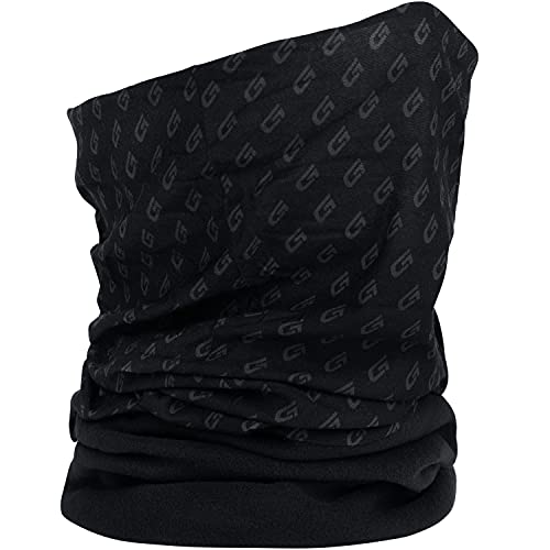 GripGrab Braga de Cuello Térmica de Invierno Ciclismo Running Deporte Negro Tubular Forro Polar Bandana Cabeza Calentadores Babeza, Adultos Unisex, One Size