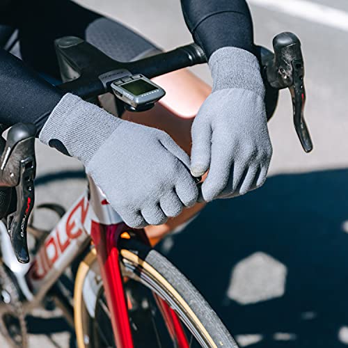 GripGrab Guantes de Ciclismo Invierno de Lana Merino Guantes Largos Bicicleta Térmicos de Punto Táctiles Sotoguantes