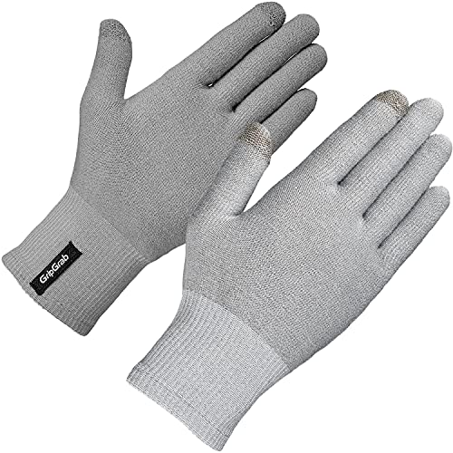 GripGrab Guantes de Ciclismo Invierno de Lana Merino Guantes Largos Bicicleta Térmicos de Punto Táctiles Sotoguantes