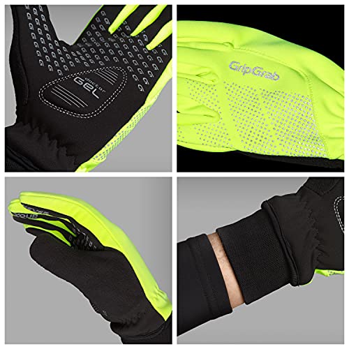 GripGrab Guantes de Ciclismo Ride Térmicos de Invierno Cortavientos Acolchados Táctiles con Forro Polar Guantes Ciclismo Invierno