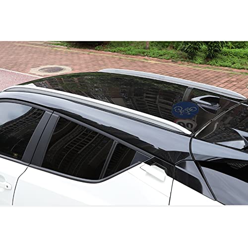 Gtfreedom Portaequipajes Rieles de Techo de aleación de Aluminio Barras de Transporte de Equipaje Barras Cruzadas Superiores Cajas de riel de Bastidor, para Toyota CHR CH-R 2018-2020