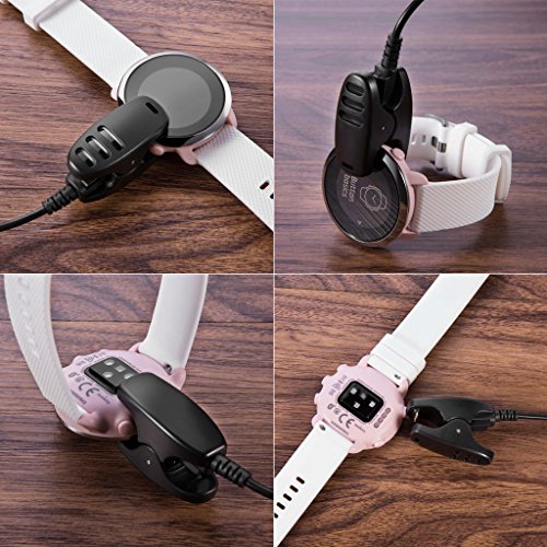 Guangzhou 1M USB Clip Cargador Cable para Suunto 3 Spartan Trainer Ambit Ambit 2 3 Traverse Cargador USB Dock Negro