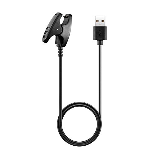 Guangzhou 1M USB Clip Cargador Cable para Suunto 3 Spartan Trainer Ambit Ambit 2 3 Traverse Cargador USB Dock Negro