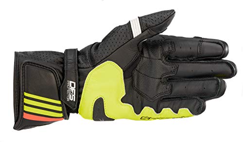 Guantes de Moto Alpinestars GP Plus R V2 Gloves Black Yellow Fluo Red Fluo, Black/Yellow/Fluo/Red/Fluo, XL