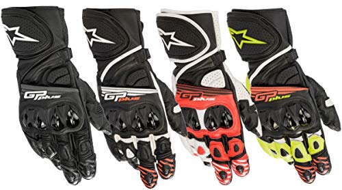 Guantes de Moto Alpinestars GP Plus R V2 Gloves Black Yellow Fluo Red Fluo, Black/Yellow/Fluo/Red/Fluo, XL