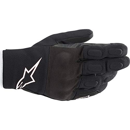 Guantes de Moto Alpinestars S MAX Drystar Guantes Negro Blanco, Negro/Blanco, L , 352762012- L