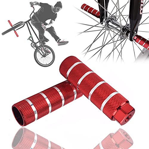 Guanyj 2 Piezas Clavijas de Bicicleta Clavijas de Pie BMX Antideslizantes de Aleación de Aluminio Reposapiés de Bicicleta Adecuado para Bicicletas de Montaña BMX Coches de Carreras Etc