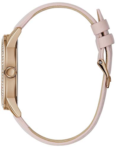 Guess Reloj Analógico para Mujer de Cuarzo con Correa en Cuero W1206L3