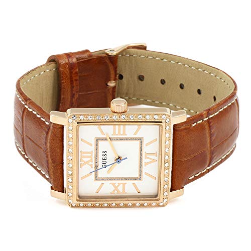 Guess Reloj Análogo clásico para Mujer de Cuarzo con Correa en Cuero W0829L4