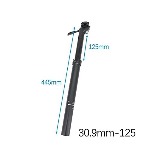 GXJU tija de sillín de Bicicleta Tija De Sillín Regulable En Altura 125150 Mm De Recorrido Exa Form Acelerar 27,2 30,9 31,6 MTB Palanca De Bicicleta Control De La Tija del Sillín Tijas