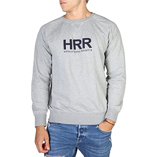 Hackett Hrr Logo Crew Sudadera, Gris (Light Grey Marl 913), Small para Hombre