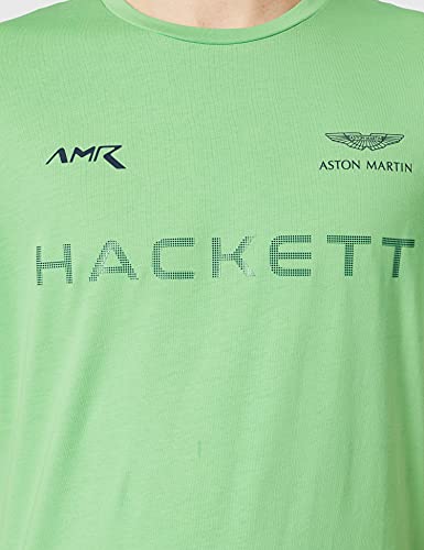 Hackett London Amr Hackett tee Camiseta, Verde 6gthypa, M para Hombre