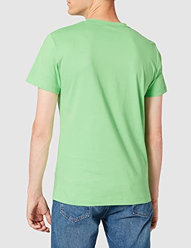 Hackett London Amr Hackett tee Camiseta, Verde 6gthypa, M para Hombre