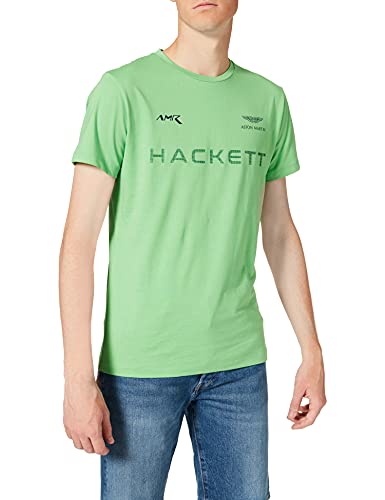 Hackett London Amr Hackett tee Camiseta, Verde 6gthypa, M para Hombre