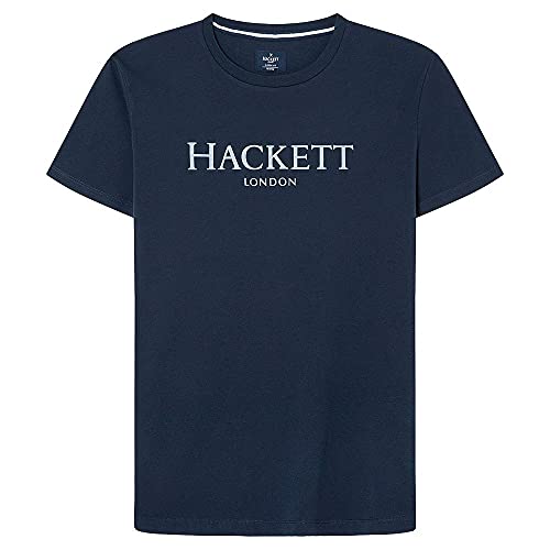 Hackett London Hackett LDN tee Camiseta, 5ezdk Navy, M para Hombre