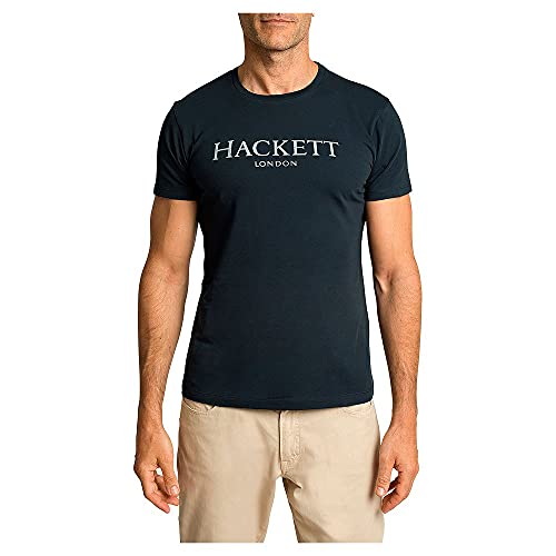 Hackett London Hackett LDN tee Camiseta, 5ezdk Navy, M para Hombre