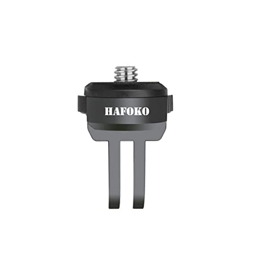 HAFOKO GS1 Trípode Adaptadores Montaje compatible para Acción Cam HDR-AS200 V FDR-X100 V HDR-AZ1 HDR-AS20 hdr-as20 V HDR-AS15, HDR-AS100 V Action Cámara Hero Mount 1/4 Trípode Adaptador