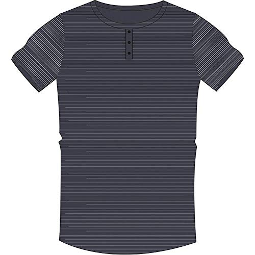 Haibike Henley - Camiseta para Hombre, Hombre, 9505230062, Gris y Negro, Medium