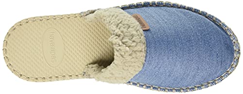 Havaianas Espadrille Mule Fur, Mujer, Azul Medio Azul Noche, 38