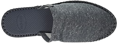 Havaianas Espadrille Mule Soft, Unisex Adulto, Nuevo Gris Oscuro, 43