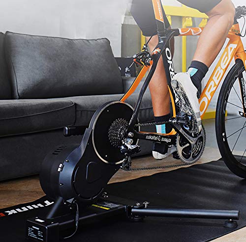 HBRT Smart Trainer, Bike Trainer Stand Realidad Virtual Simulación de Pendiente Real Road Feel Support Multijugador Montar en línea Competencia