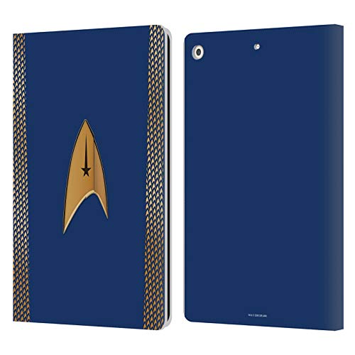 Head Case Designs Licenciado Oficialmente Star Trek Discovery Comando Uniformes Carcasa de Cuero Tipo Libro Compatible con Apple iPad 10.2 (2019)/(2020)/(2021)