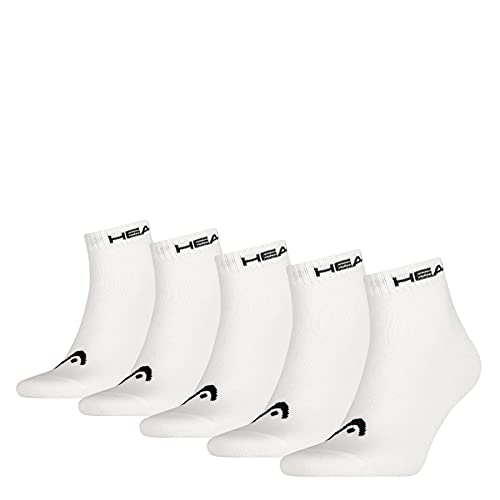 Head Quarter Unisex, White, 39/42, Pack Of 5