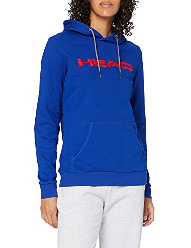 Head Rosie Hoodie Sudadera con Capucha, Royal Blue/Red, M para Mujer