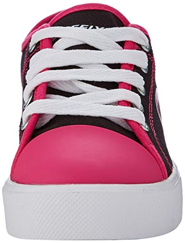 Heelys Classic, Zapatillas Niñas, Negro (Black/White/Hot Pink Black/White/Hot Pink), 30 EU