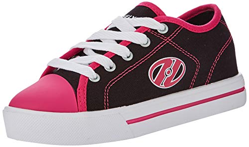 Heelys Classic, Zapatillas Niñas, Negro (Black/White/Hot Pink Black/White/Hot Pink), 30 EU