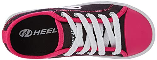 Heelys Classic, Zapatillas Niñas, Negro (Black/White/Hot Pink Black/White/Hot Pink), 30 EU