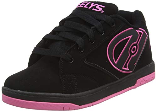 HEELYS Propel 2.0 770291 - Zapatos 1 rueda para niñas, Multicolor (Black/Hot Pink), talla 36.5