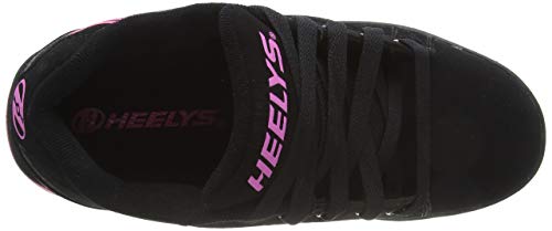 HEELYS Propel 2.0 770291 - Zapatos 1 rueda para niñas, Multicolor (Black/Hot Pink), talla 36.5