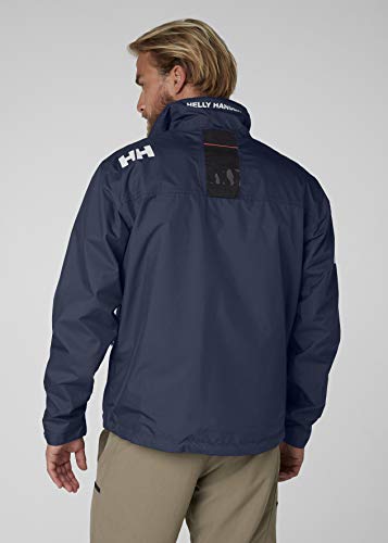 Helly Hansen Crew Midlayer Chaqueta deportiva impermeable, Hombre, Azul (Azul Navy 597), M