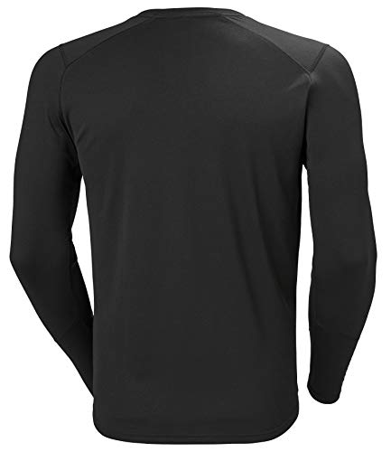 Helly Hansen Lifa Active Crew Camiseta Manga Larga, Hombre, Black, XL