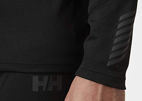 Helly Hansen Lifa Active Crew Camiseta Manga Larga, Hombre, Black, XL