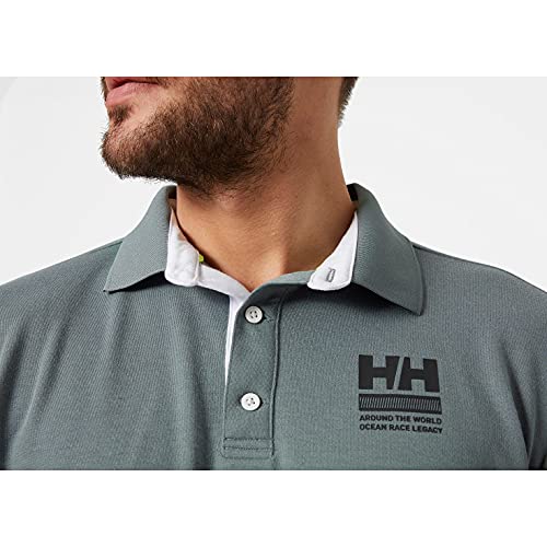 Helly Hansen Skagen Quickdry Rugger Polo, 591 Soldado, S para Hombre