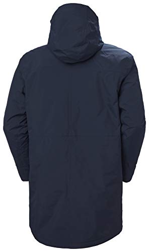 Helly Hansen Utility - Parka aislante para hombre, Hombre, Chaqueta, 53509, azul marino, large